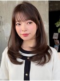 くびれヘアレイヤーカット20代30代40代似合わせフェミニンロング