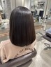 髪質改善縮毛矯正＋カット＋トリートメント　￥33,000→