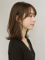 ルシードスタイル ラルーチェ(LUCIDO STYLE La Luce)&nbsp;セミロング顔周り伸ばしかけ前髪ミディアムレイヤー