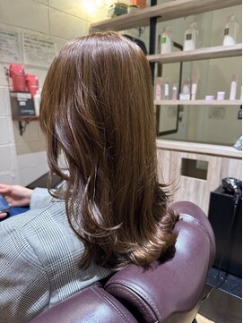 チアー ヘアリラクゼーション(cheer HAIRRELAXATION) 明るめベージュカラー