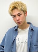 【Lond GULLMAN江村】スパイキーショート/ブリーチカラー