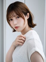 エインアンリー 表参道(AIN.ANLY.) ☆くびれヘアプリコットオレンジハイライトカラーレイヤーカット