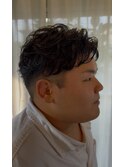 フェザーパーマ風ショートスタイル