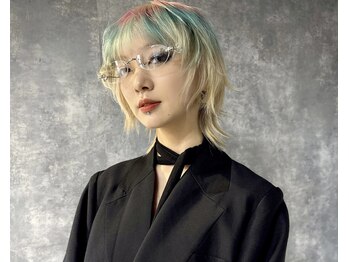 .ico ケアブリーチ/デザインカラー/ウルフカット【イコ】