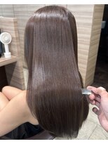 アッシュ 二子玉川店(Ash)&nbsp;細毛の方の為のからまない髪質改善ココアブラウン