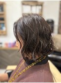 カット+ノンアルカリパーマ+Aujua