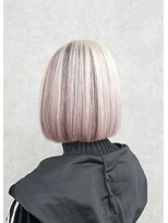 アン ブリーチ 大宮駅東口店(UN BLEACH)&nbsp;アンブレラカラー　ホワイト×ワインレッド