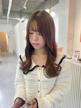 ブリーチなしベージュ