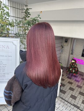 ビンナ(BINNA) 暖色カラーレッドピンク