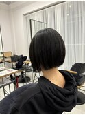 前下がりボブ/切りっぱなしボブ/ヘイリーボブ