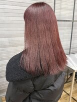 ロックス バイ マグ 松本(rocks BY MAG)&nbsp;大人可愛い◎ブリーチ ピンクベージュ ロング×艶髪レイヤー