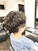 こなれ感ショートパーマ