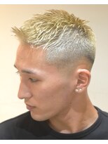 フリーク バーバーショップ 都島店(FREAK BARBER SHOP)&nbsp;MEN’S HAIR/フェザーアップ/ハイトーンカラー