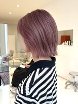 ハイブ 金沢(Hive)&nbsp;10代ブリーチカラーピンクベージュ
