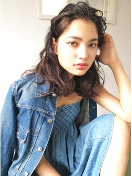 ローブ アオヤマ(LOAVE AOYAMA) 【LOAVE】 外国人風 / ヌーディー・ミディアム × KAHO