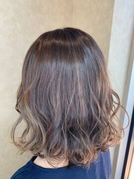 アース コアフュールボーテ 上越店(EARTH coiffure beaute) ハイライトグレージュ