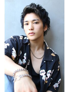 ブラン 天王寺(Blanc) 【Blanc/天王寺】無造作ショート＿ワイルドアップバング re3