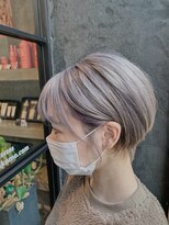 ココモ(KOKOMO) 丸みショート×シアーグレージュ♪