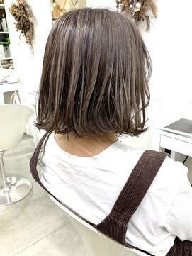 フォーク FOLK 【FOLK】サロンスタイル・外ハネボブ♪ショコラグレージュ