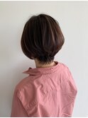 60代/白髪染め/マニッシュショート