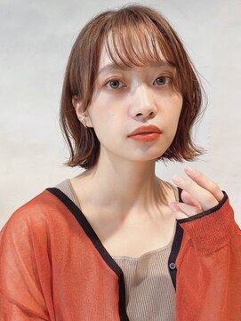 ガーデントウキョウ(GARDEN Tokyo) 【GARDEN荒井夏海】大人可愛い外ハネボブ × ココアベージュ