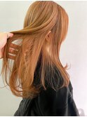 パキッとし過ぎないナチュラルオレンジ◎