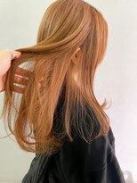 シェリ ヘアデザイン(CHERIE hair design)&nbsp;パキッとし過ぎないナチュラルオレンジ◎