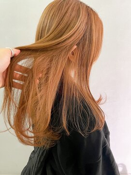 シェリ ヘアデザイン(CHERIE hair design) パキッとし過ぎないナチュラルオレンジ◎