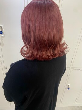 モルニ(MORNI) チェリーレッド_ヌナボブ チャンモリ ボブルフ