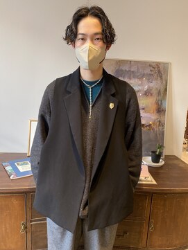 ヘアーアイストゥーレ(HAIR ICI TRE) men's ニュアンスパーマ　担当　渡邉桜桃