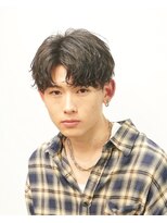 ゴールドシブヤ(GOALD SHIBUYA)&nbsp;センターパート波巻きスパイラルツイストスパイラル刈り上げ