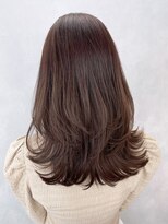 アイティー バイ アルバム 中野店(IT by ALBUM)&nbsp;ミディアムレイヤー_ピンクベージュインナーグレージュ_ba461073