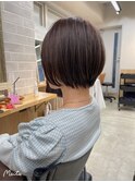黒髪/グレーベージュ/レイヤーロング/前髪パーマ[鹿児島駅]