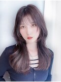 ［stylist芹原］韓国風シースルーバング×フェイスレイヤー