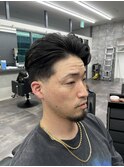 MEN’S HAIR/テーパーかき上げオールバック