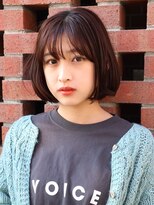セシルヘアー 広島駅前店(Cecil hair) ふわふわミニボブ/シースルーバング/小顔カット/モテ髪/ボブ