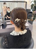 結婚式お呼ばれヘアセット