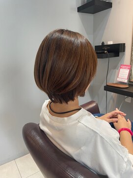 リプラス(Replus) ショートに近いボブスタイル