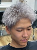 ホワイトスパイキーショート
