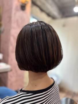 ロッソバイアルター 鎌取(ROSSO by aL-ter) くびれヘア/アプリコットオレンジ/ヘアセット/夏/鎌取/石橋