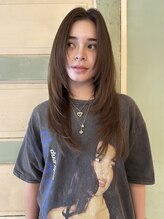 ランプ 代官山(the lamp) ダブルカラーケアブリーチベージュピンクボブレイヤーカット