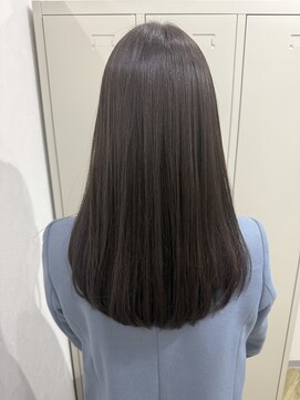 【 chika 】髪質改善カラー / 艶髪 / グレージュ / ロング