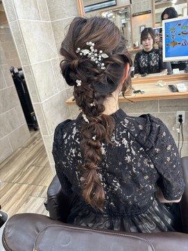 ティンク 横浜(Tink) 編みおろしヘアセット/Tink横浜/担当Fuku