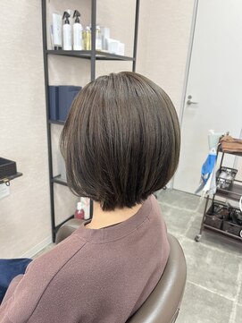 黒髪/クラゲヘアー/オリーブグレー/小顔/ココアベージュ/鎌取