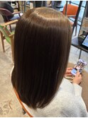 髪質改善ストレートロング×フェイスレイヤー