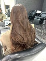 グラム(gram)&nbsp;艶感ナチュラルブラウン×髪質改善ロング