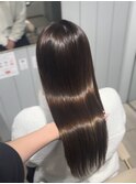 レイヤーカット髪質改善縮毛矯正酸性ストレート