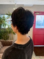 エイム ヘア リアム 調布店(eim hair liam)&nbsp;くせ毛風パーマ/外国人風/ベリーショート/小顔/暗髪/こなれ感