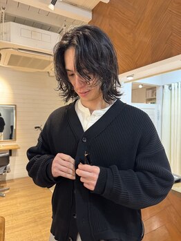 オルネ 代官山(OLUNE)の写真/代官山で大人男性を魅了!洗練されたメンズパーマで、おしゃれな旬顔へ導くサロン◎