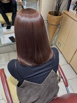 ソトエアンドマーブ 久喜店(SOTOE&marbb)&nbsp;やさしく垢抜ける、大人のピンクブラウン